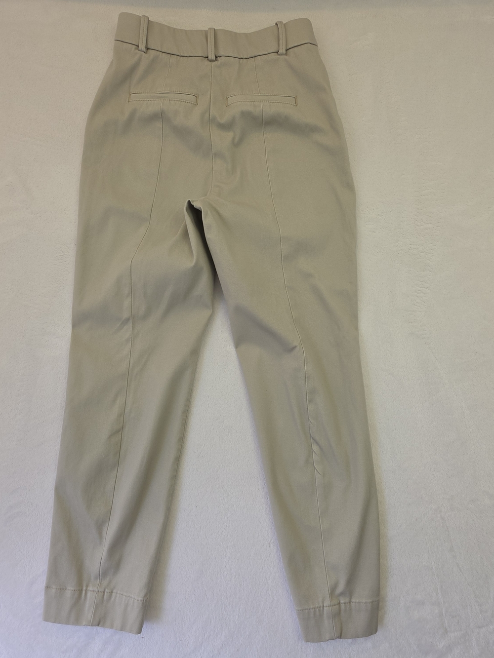 Spanx Slim Straight Pants Beige Stretch High Rise Pull On Women Small - Picture 6 of 11
